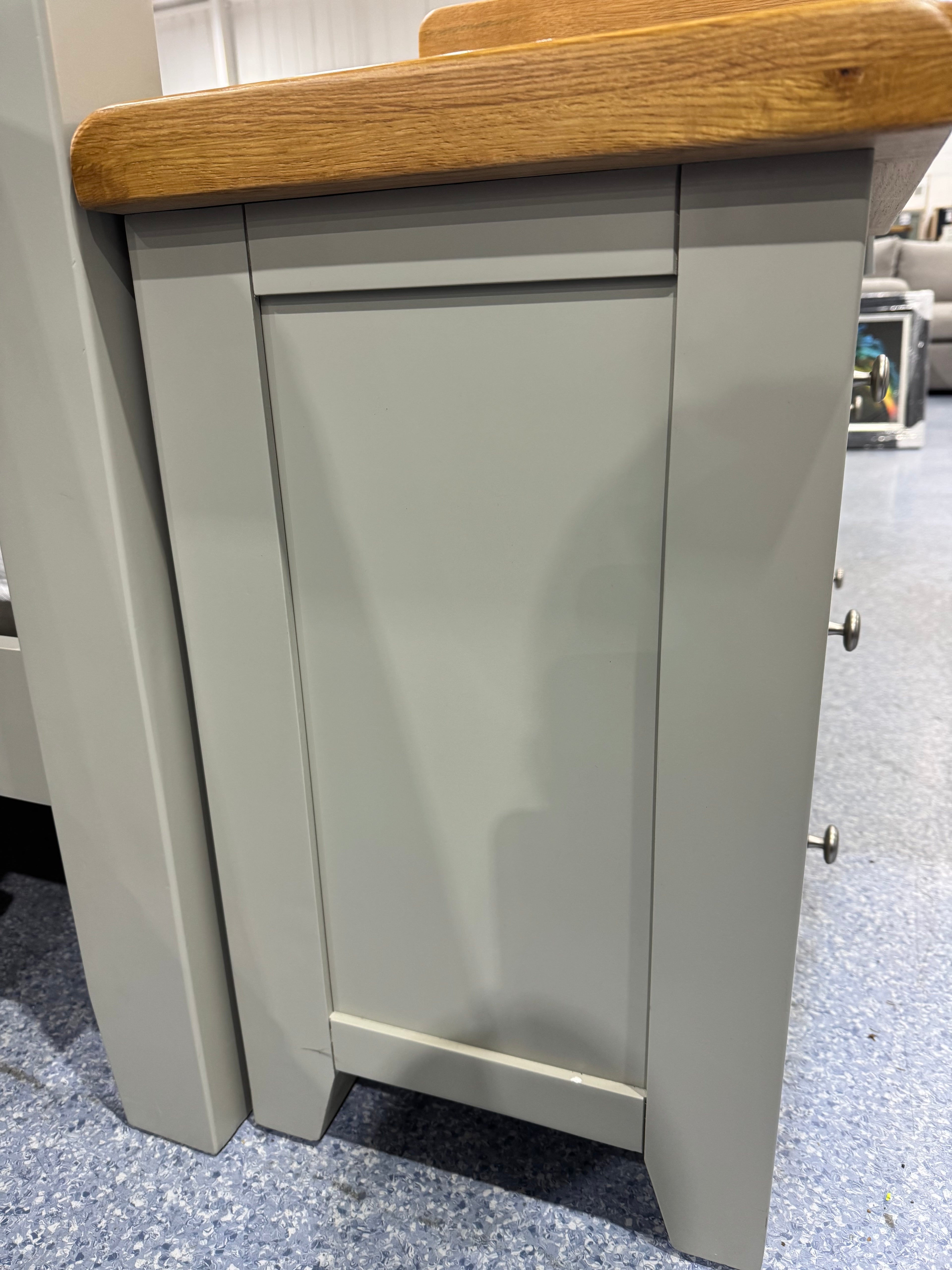 Chatsworth 3 Drawer Bedside GREY