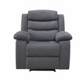 Turin Reclining Armchair DARK GREY FABRIC