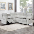 Florence Corner Sofa Manual Reclining SILVER