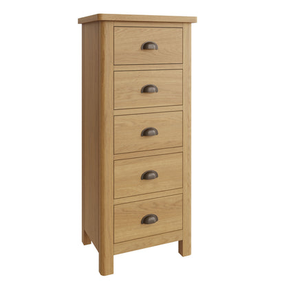 RAO Romford 5 Drawer Narrow Chest