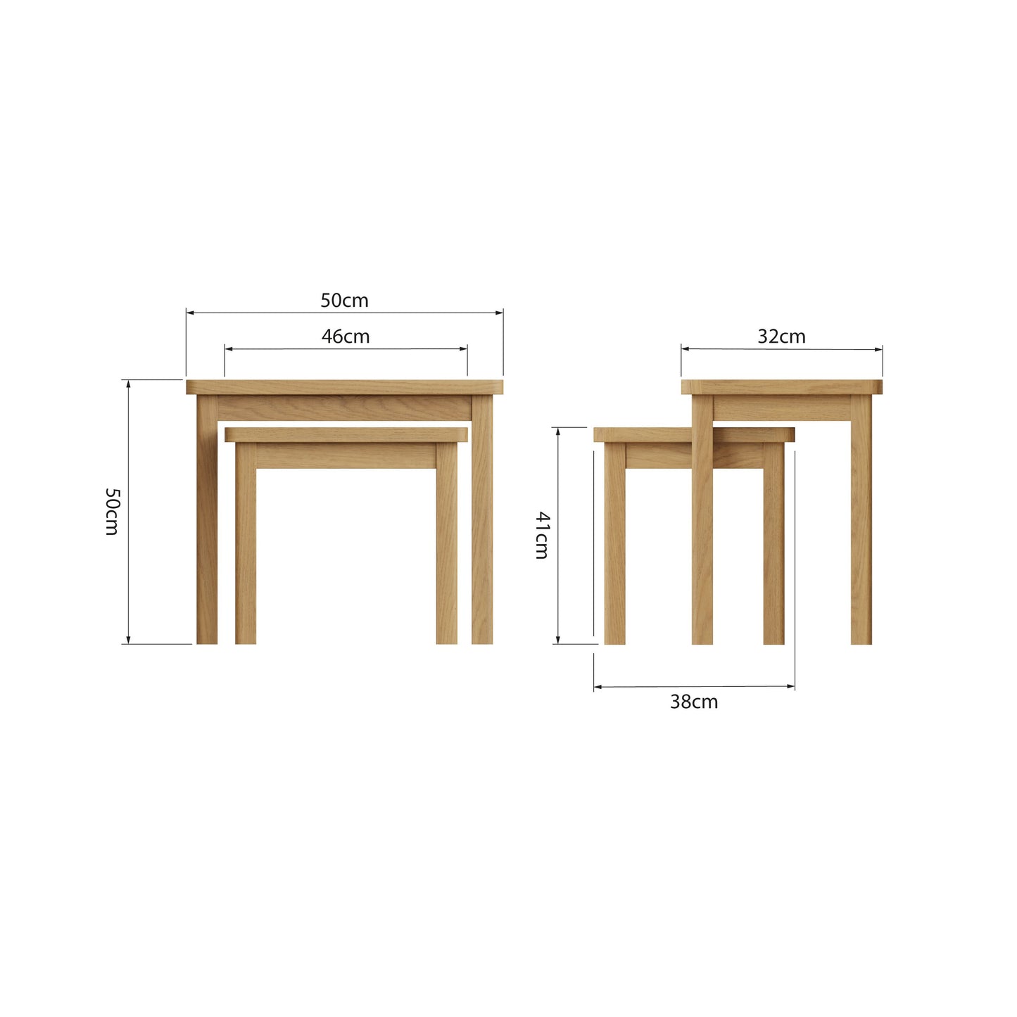 RAO Romford Nest Of 2 Tables