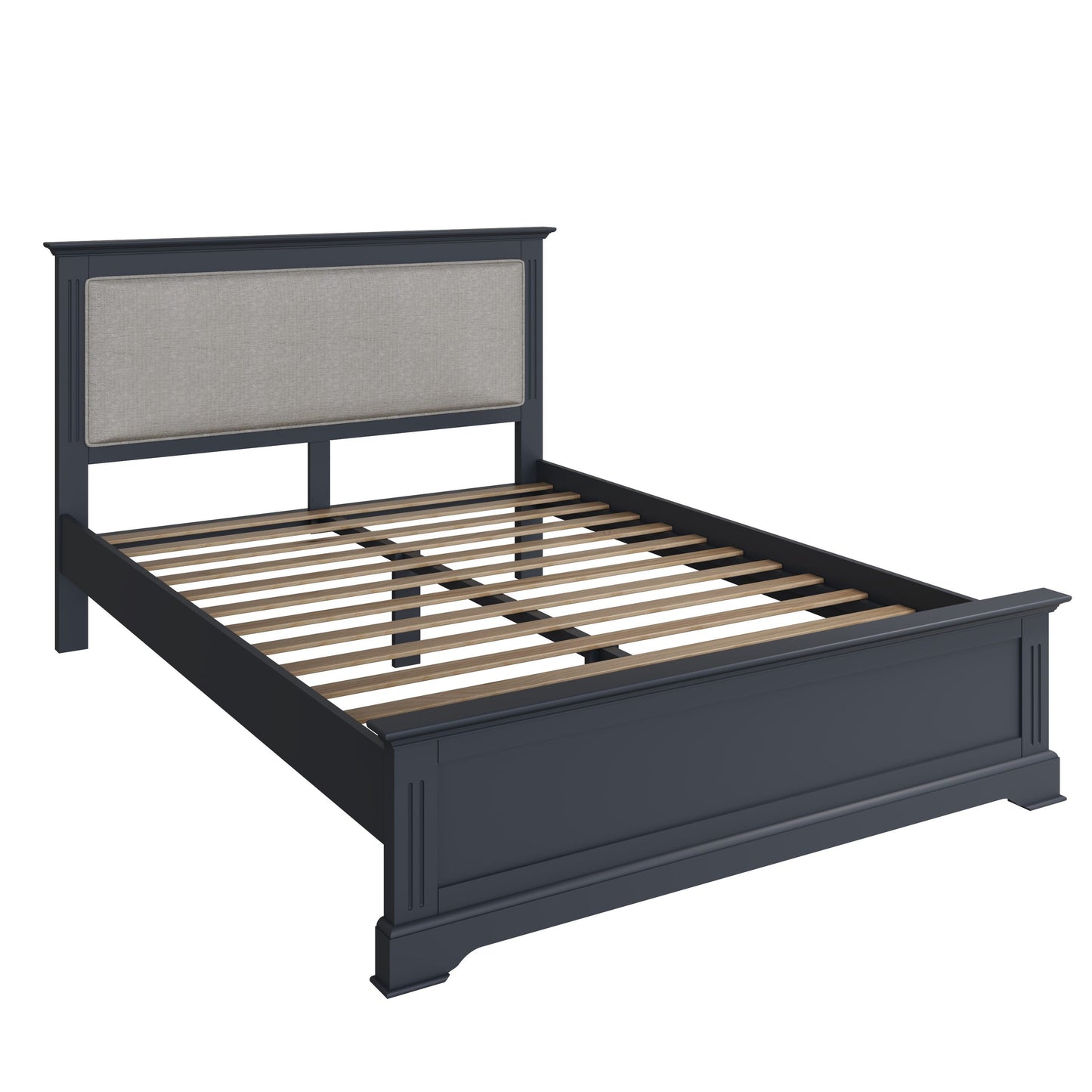 BP Midnight Grey Double Bed Frame