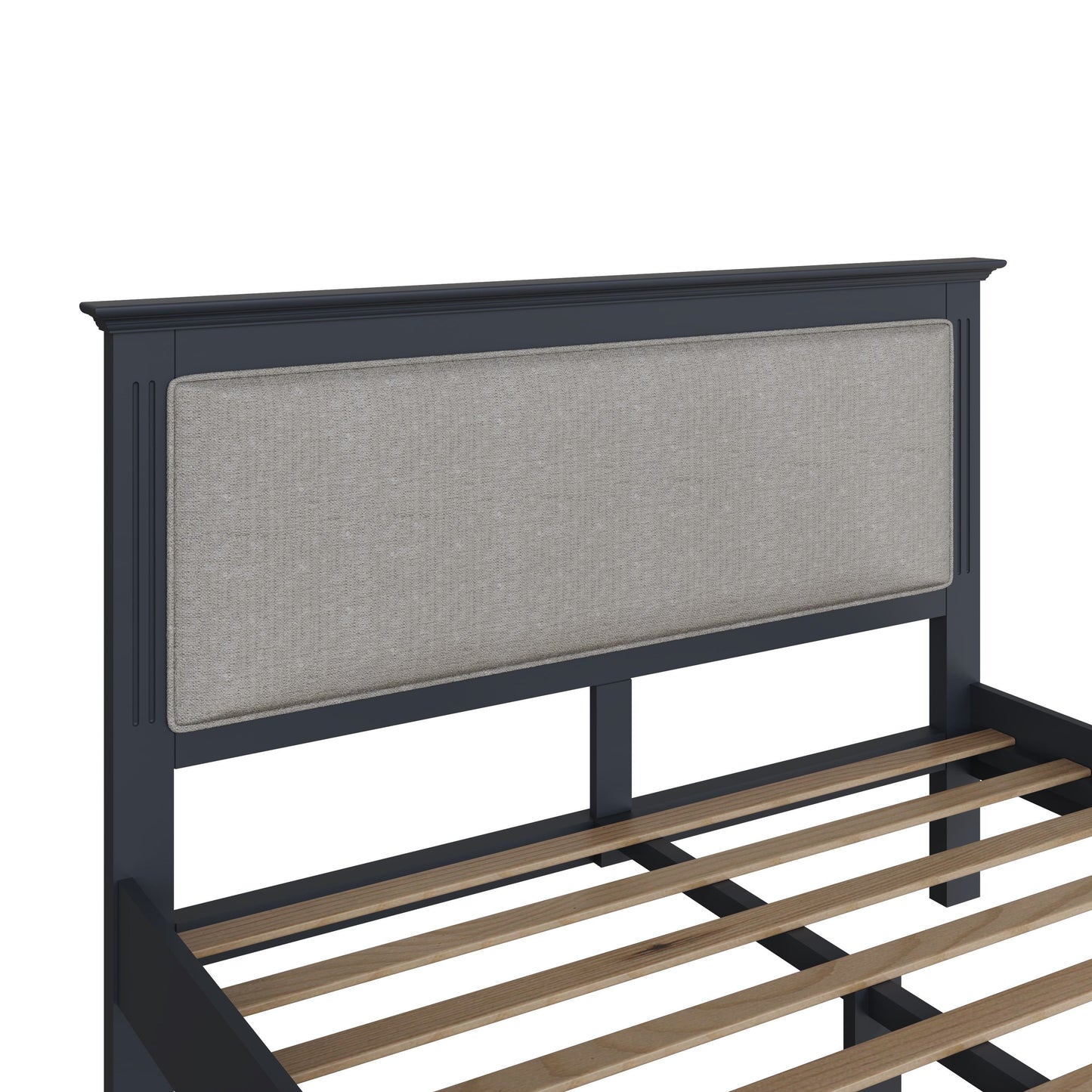 BP Midnight Grey Double Bed Frame