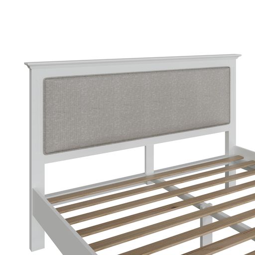 BP White Kingsize Bed Frame