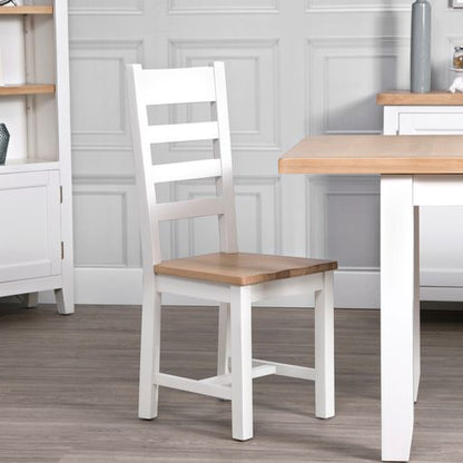 EA Ladder Dining Chair With Wooden Seat