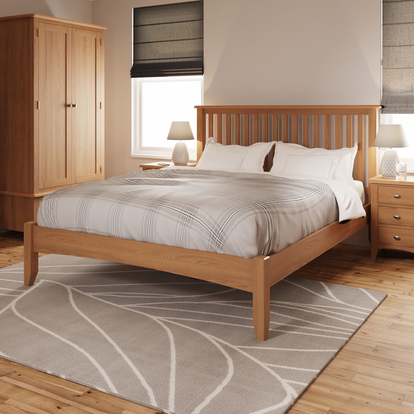 GAO Oak Kingsize Bed Frame