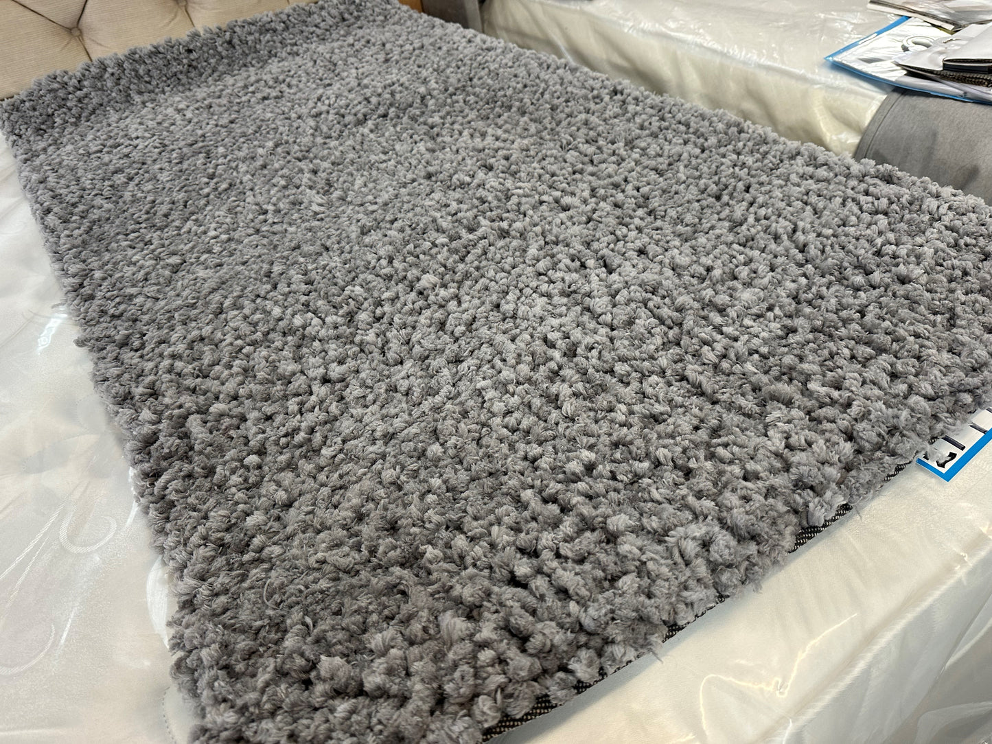 Grey Teddy Rug