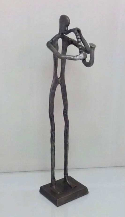 Man With Saxophone Sculpture