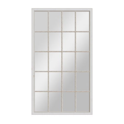 Leaner Window Mirror - White