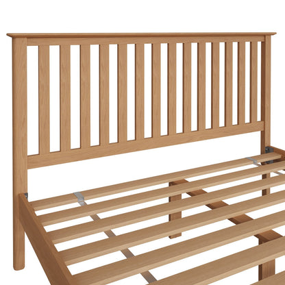 NT Oak Kingsize Bed Frame