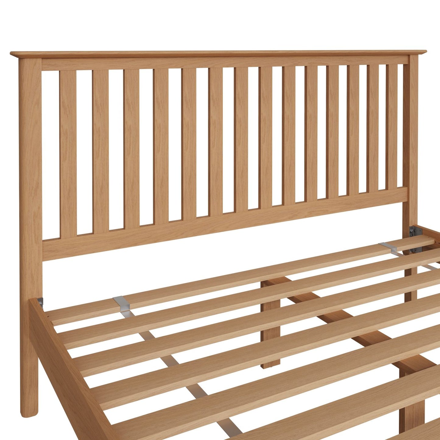 NT Oak Double Bed Frame