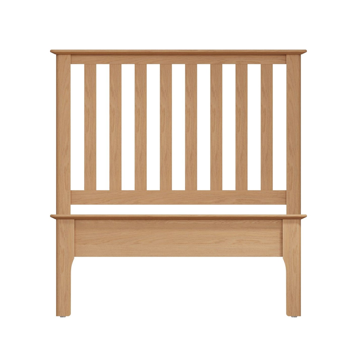 NT Oak Single Bed Frame