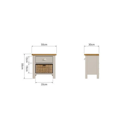 RA 1 Drawer 1 Basket Cabinet