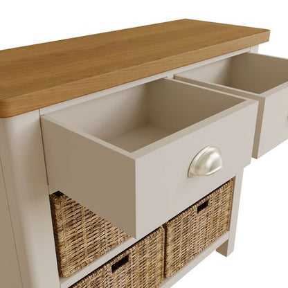 RA 2 Drawer 4 Basket Cabinet