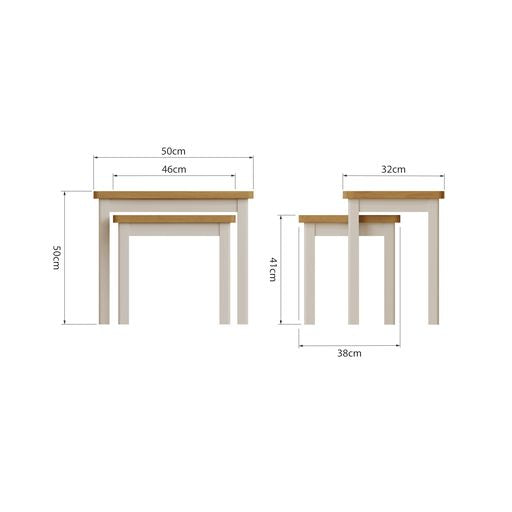 RA Nest Of 2 Tables