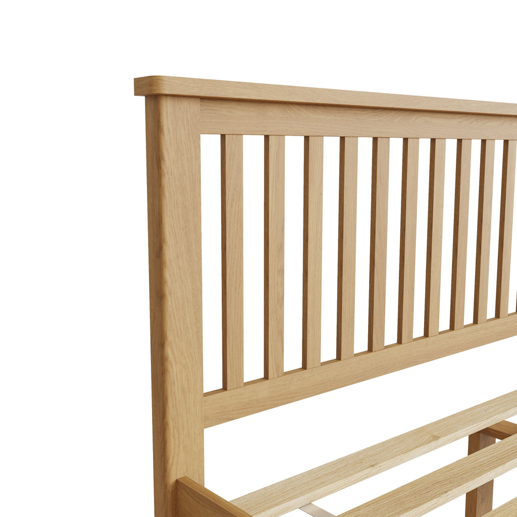 RAO Oak Double Bed Frame