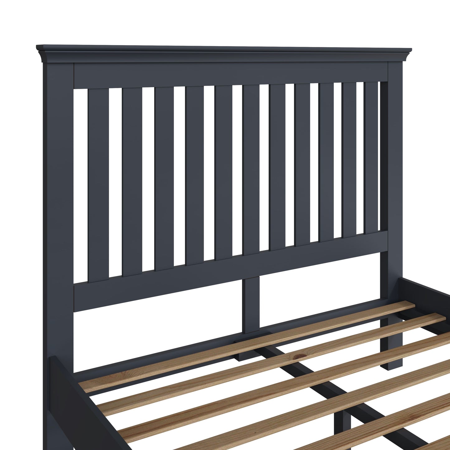 SW Dark Grey Double Bed Frame