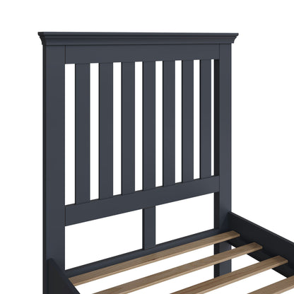 SW Dark Grey Single Bed Frame