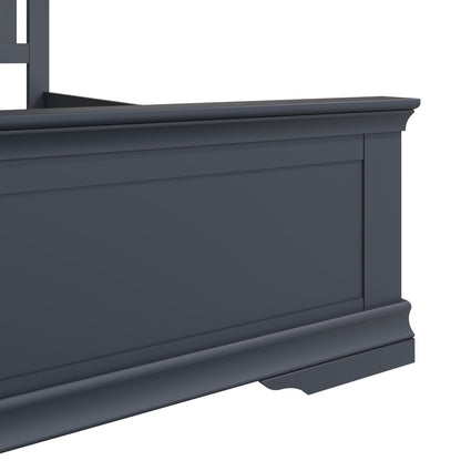 SW Dark Grey Single Bed Frame