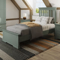 SW Cactus Green Single Bed Frame