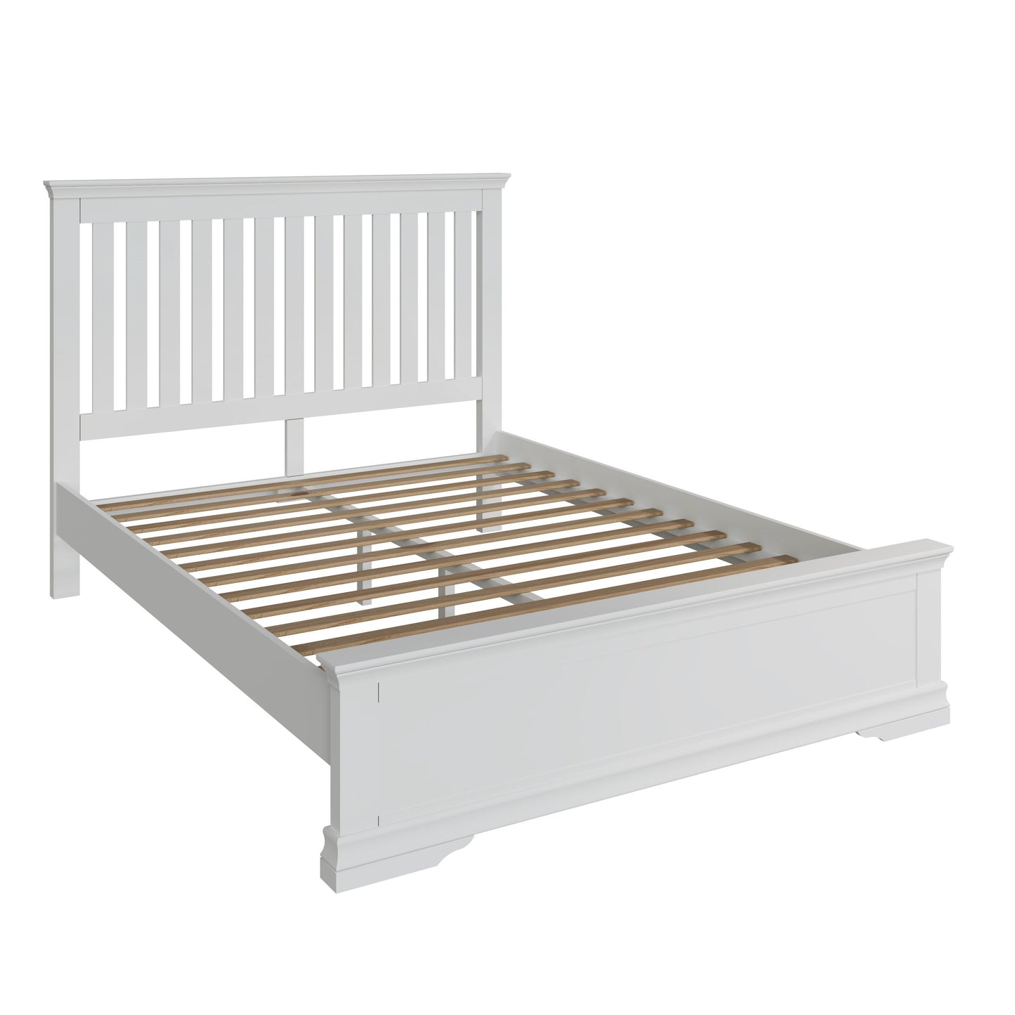 SW White Kingsize Bed Frame