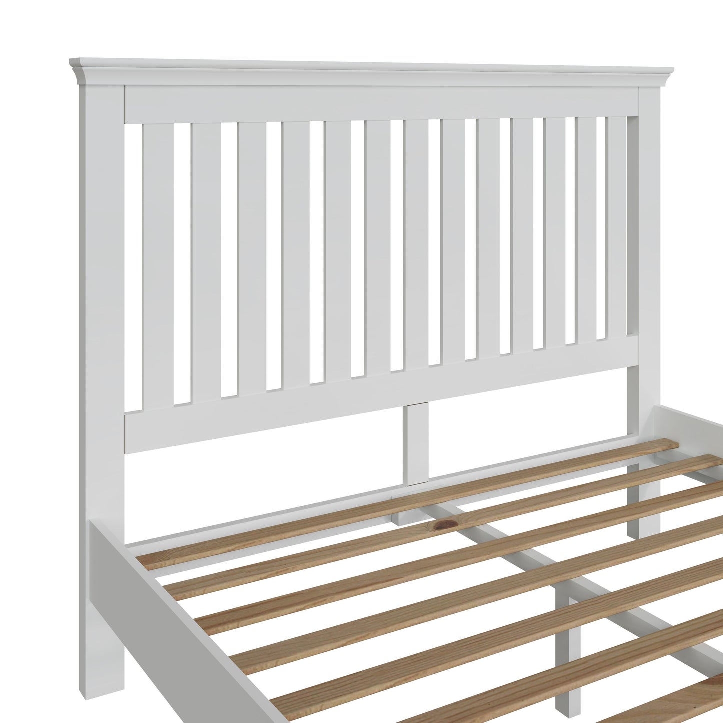 SW White Kingsize Bed Frame