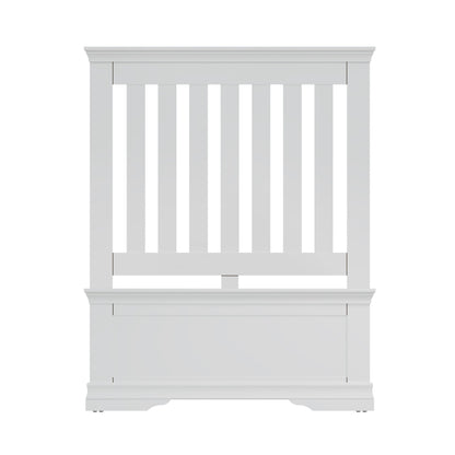 SW White Single Bed Frame