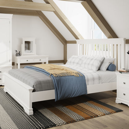 SW White Superking Bed Frame